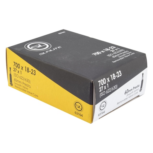 Sunlite 700 x 18-23c - 60mm Presta Valve Tube