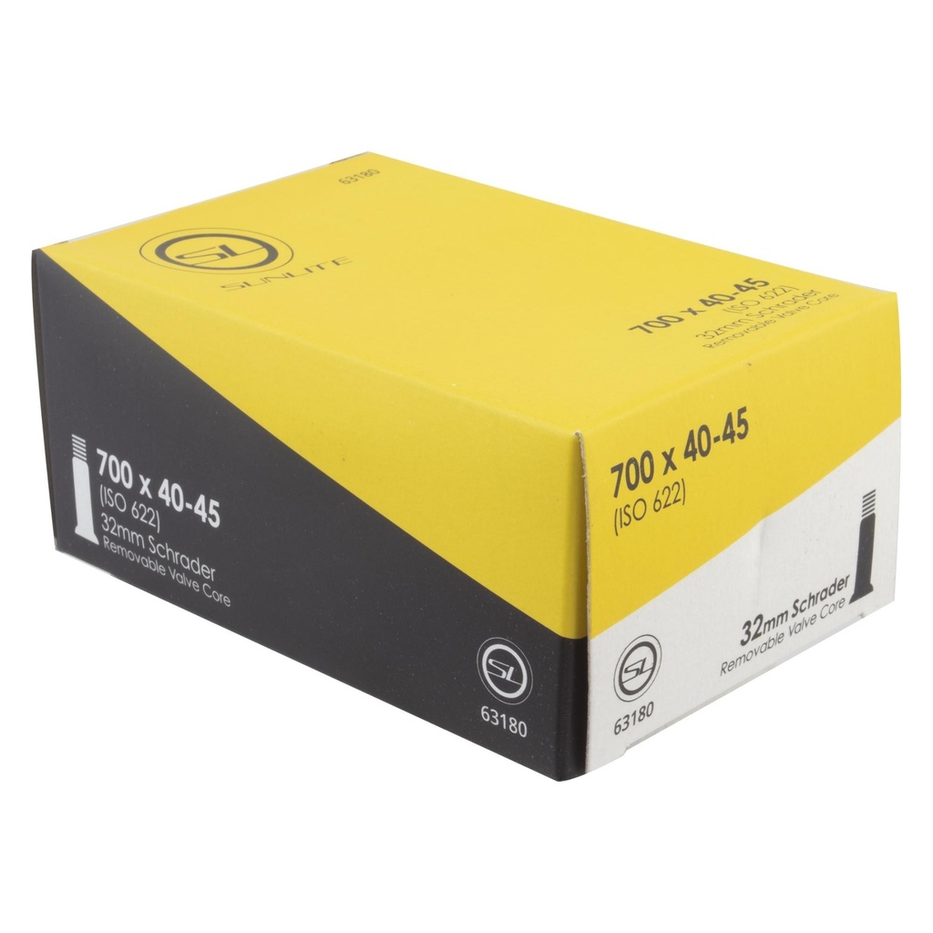 Sunlite 700 x 40-45 32mm Schrader Valve Tubes