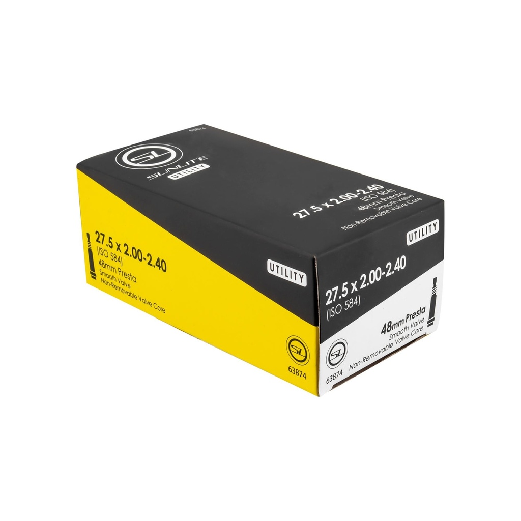Sunlite 27.5 x 2.0-2.4 - 48mm Presta Valve Tube