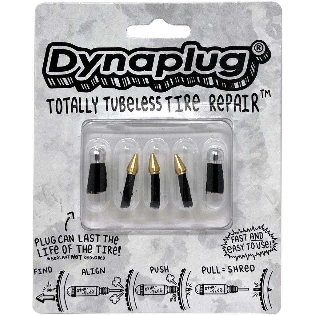 Dynaplug Tubeless Tire Repair Plugs Combo Pack