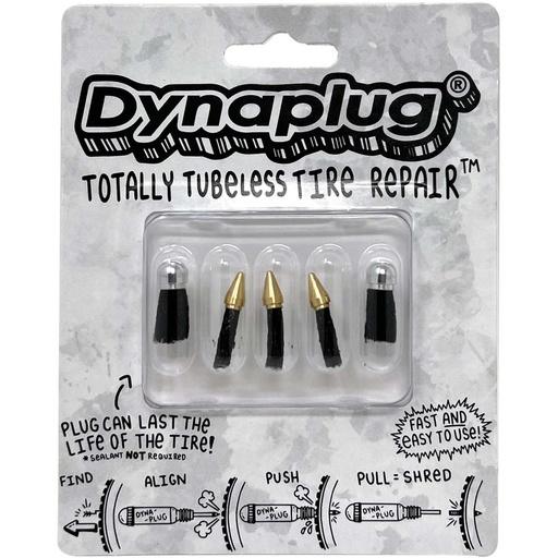 Dynaplug Tubeless Tire Repair Plugs Combo Pack