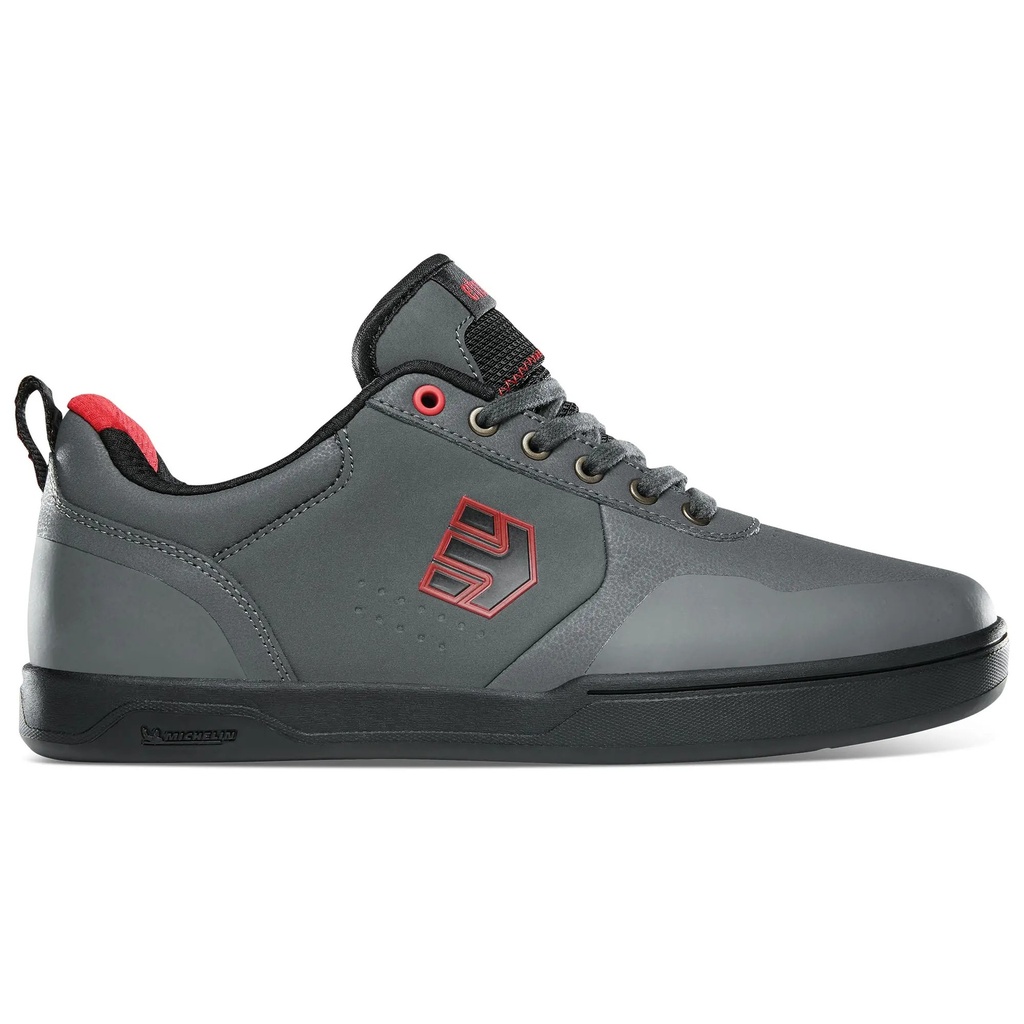 [000200772000000] Etnies Men's Culvert Bike Shoes (Dark Grey/Black/Red, 8)