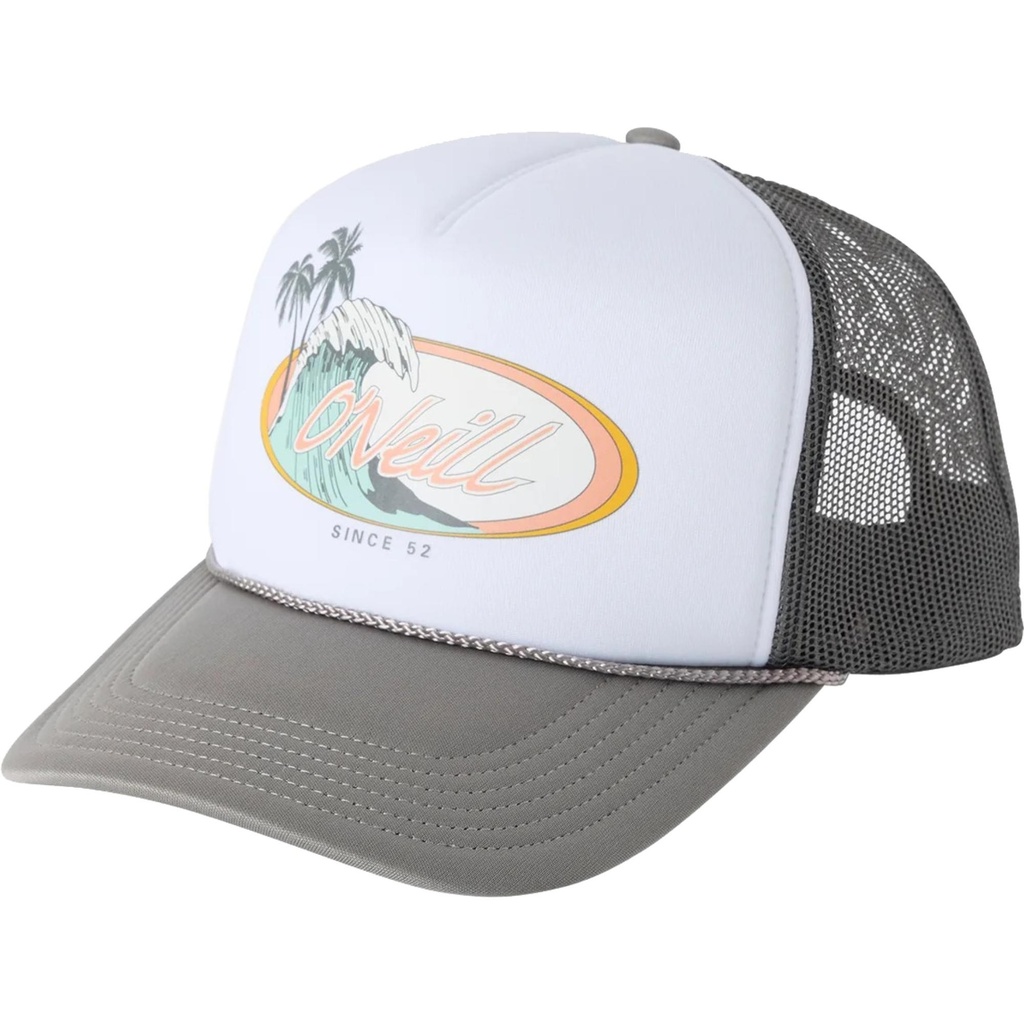 [000201225000000] O'Neill Women's Arlie Trucker Hat (Smoked Pearl)