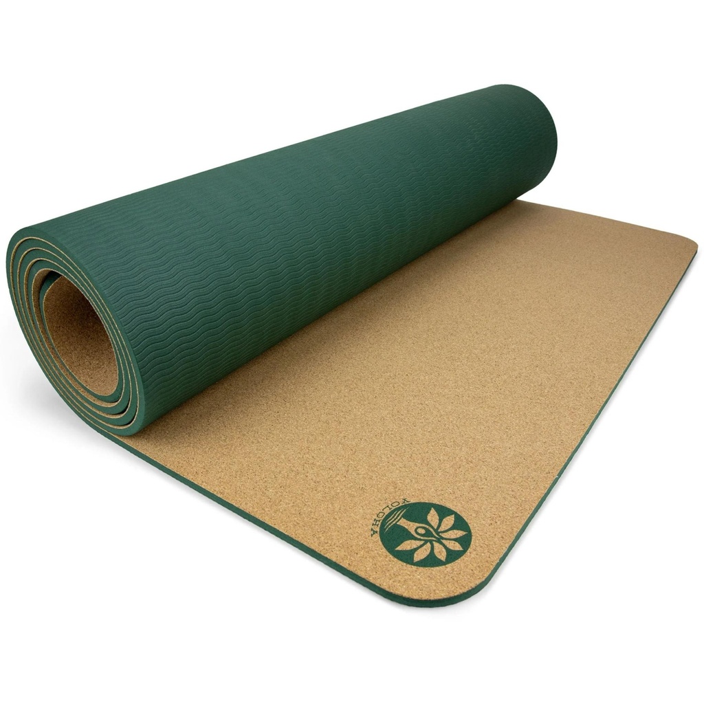 [000201471000000] Yoloha Yoga Aura Cork Yoga Mat - 72" x 26"