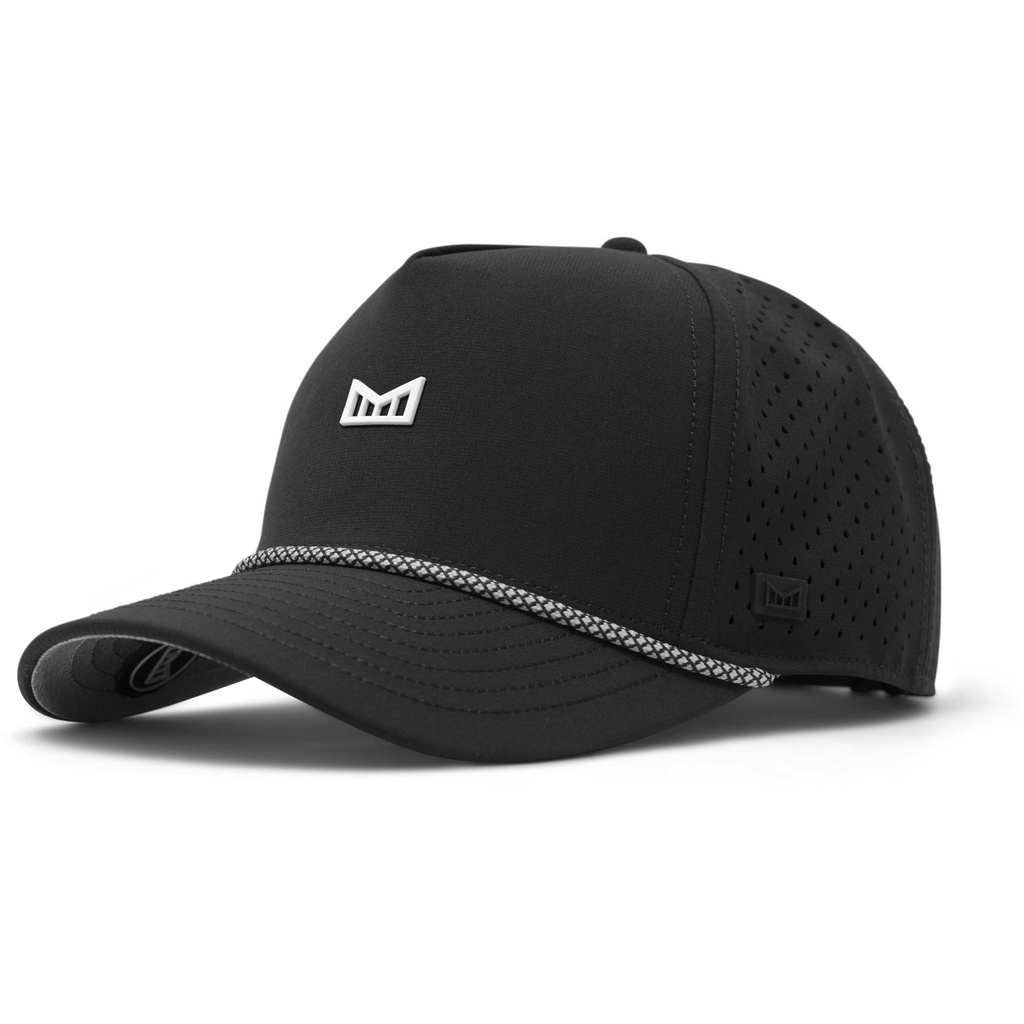 [000201858000031] Melin Odysea Rope Bulls Icon Hydro Performance Snapback Hat (Black, S)