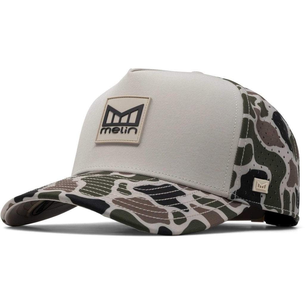 [000201878000003] Melin Odysea Stacked Hydro Performance Snapback Hat (Neon Camo)
