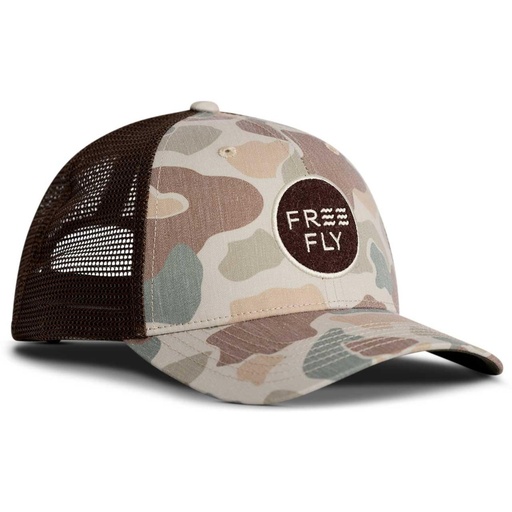 Free Fly Men's Camo Trucker Hat