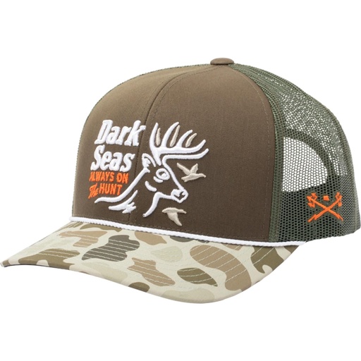 Dark Seas Bucked Trucker Hat