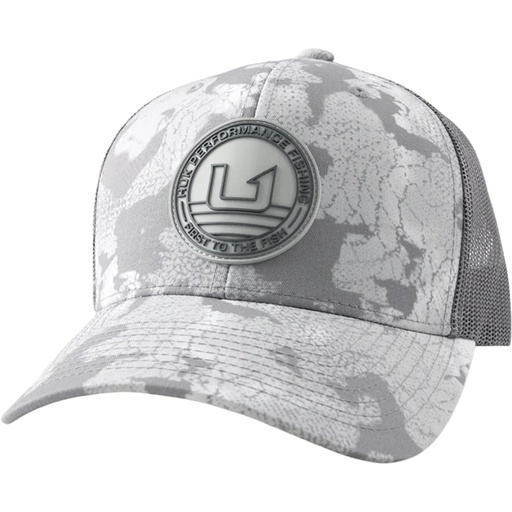 Huk Men's KC Printed Circle Patch Trucker Hat