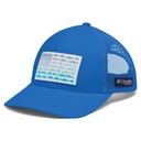 Columbia Men's PFG Fish Flag Mesh Snapback Hat