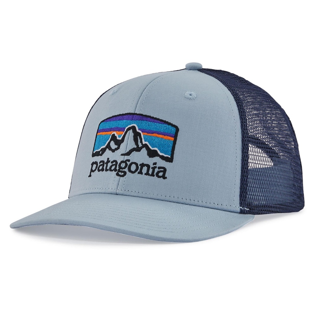 [000202773000000] Patagonia Men's Fitz Roy Horizons Trucker Hat (Steam Blue)