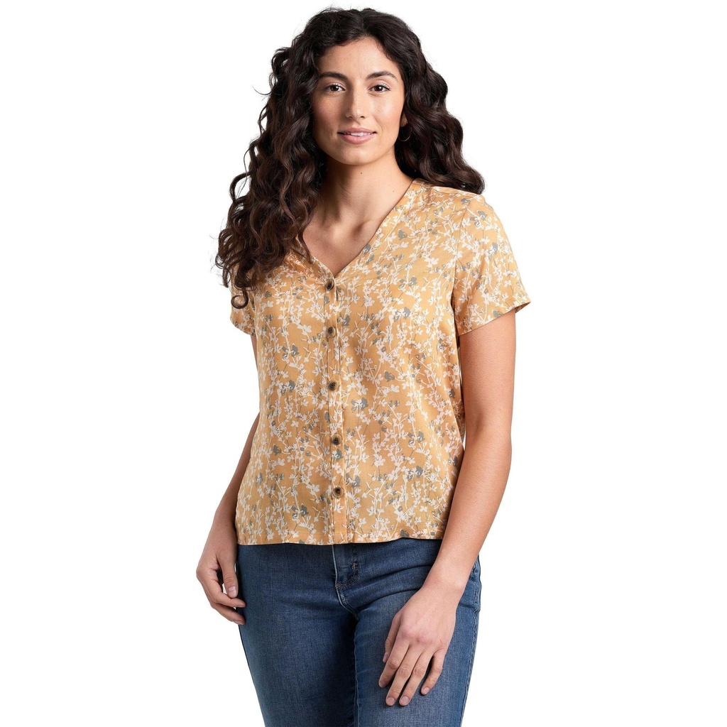 [000202881000000] KUHL Women's Hadley Short Sleeve Shirt (Honeycomb Print, S)