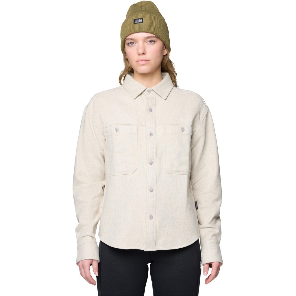 [000202917000000] Mountain Hardwear Women's Plusher Relaxed Long Sleeve Flannel Shirt (XS)