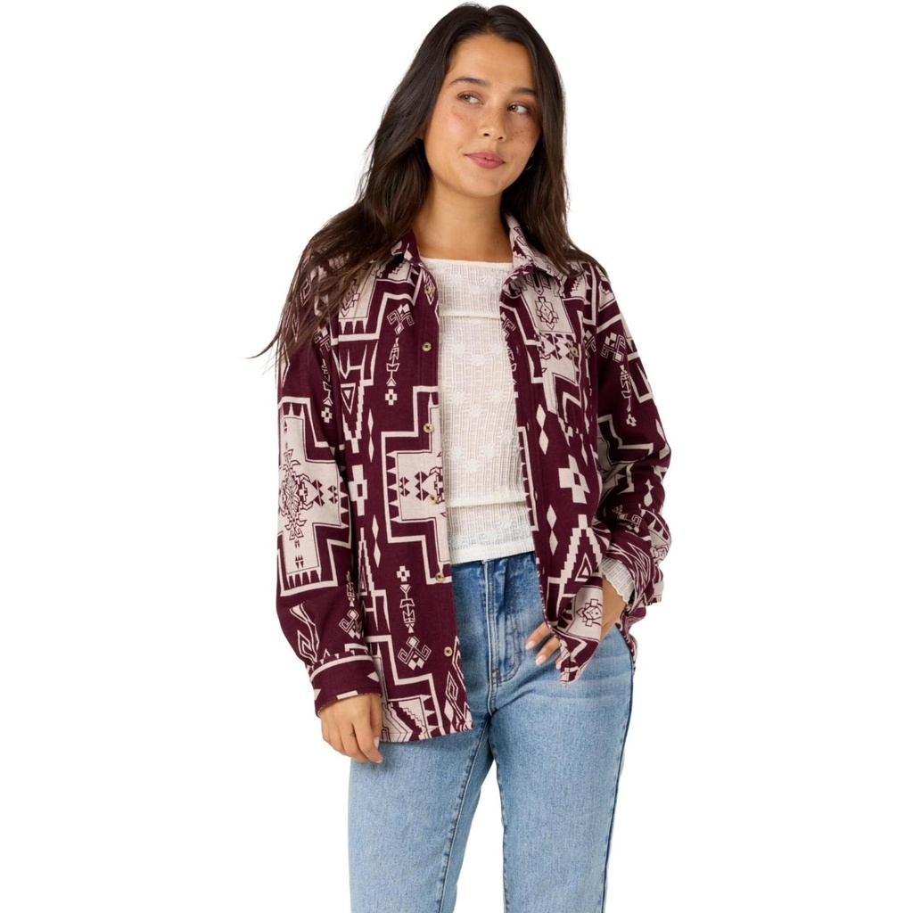O'Neill Women's Jorgina Button Down Long Sleeve Knit Top