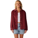 Rip Curl Women's Keepsakes Washed Corduroy Button Down Shirt