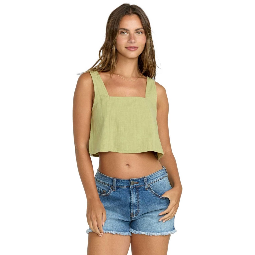 [000203759000000] Billabong Women's Open Skies Woven Tank Top (S)