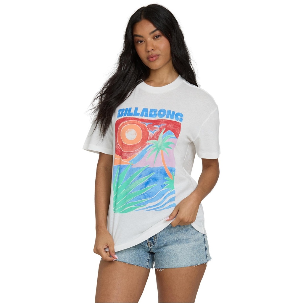 [000203778000000] Billabong Women's Highs And Lows Short Sleeve T-Shirt (XS)