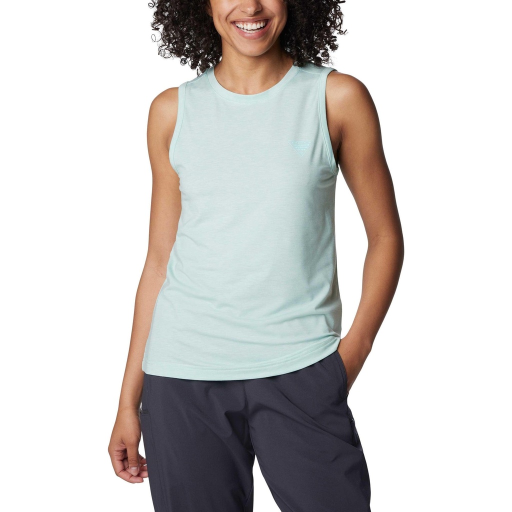 [000203844000000] Columbia Women's PFG Uncharted Tank (Icy Morn, S)