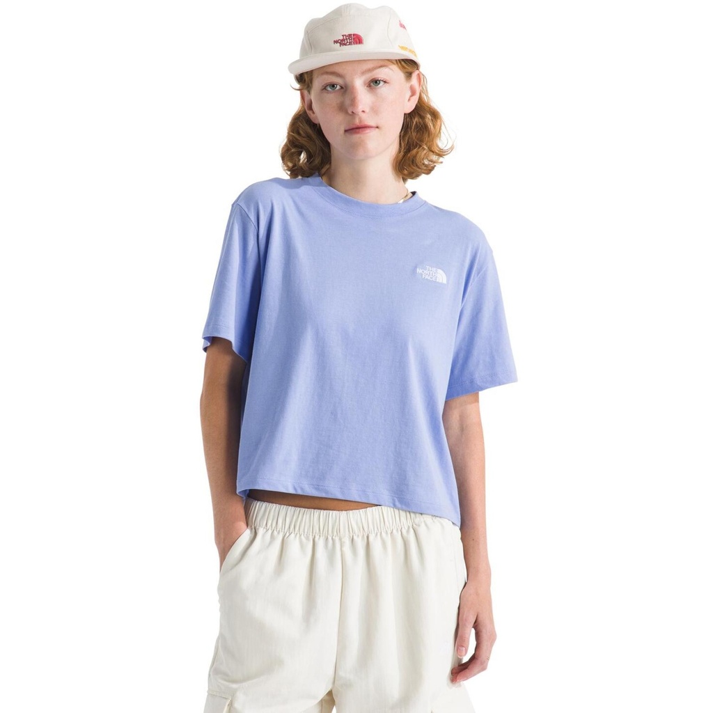 The North Face Women's Evolution Simple Dome Cropped Relaxed Short Sleeve T-Shirt