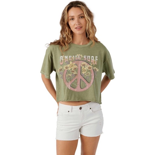 ONeill Women's Peace Flower Short Sleeve T Shirt