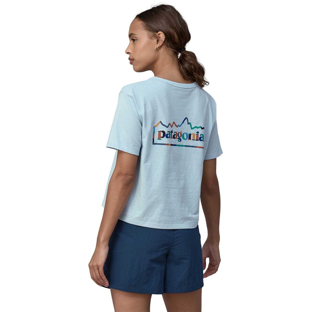 [000204410000000] Patagonia Women's Unity Fitz Easy Cut Responsibili Tee (Chilled Blue, S)
