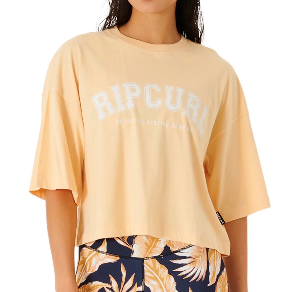 [000204522000000] Rip Curl Women's Seacell Crop Heritage T Shirt (S)