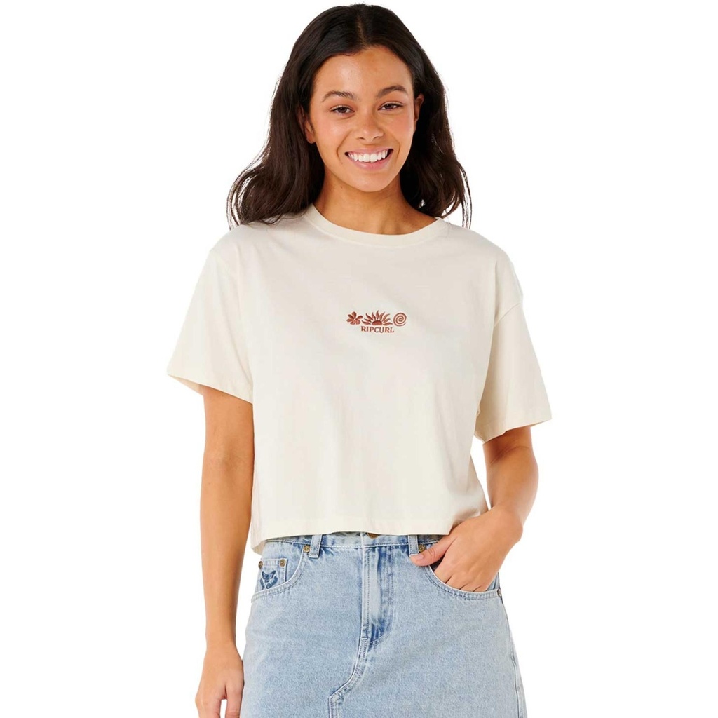 [000204580000000] Rip Curl Women's Tokens Crop T Shirt (XXS)