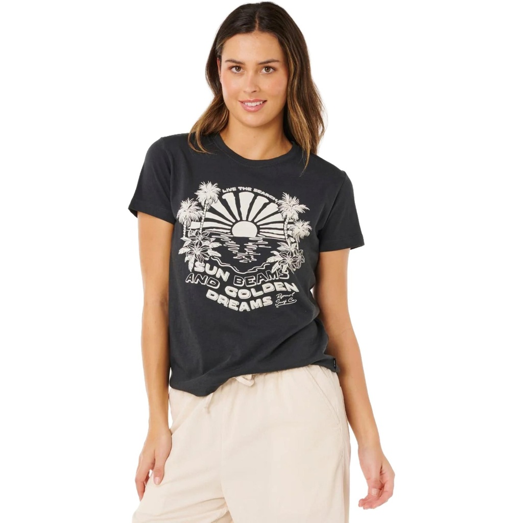 [000204592000000] Rip Curl Women's Sun Beams Standard T-Shirt (XXS)