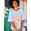 ROXY Women's Star Chart Oversized Boyfriend T Shirt