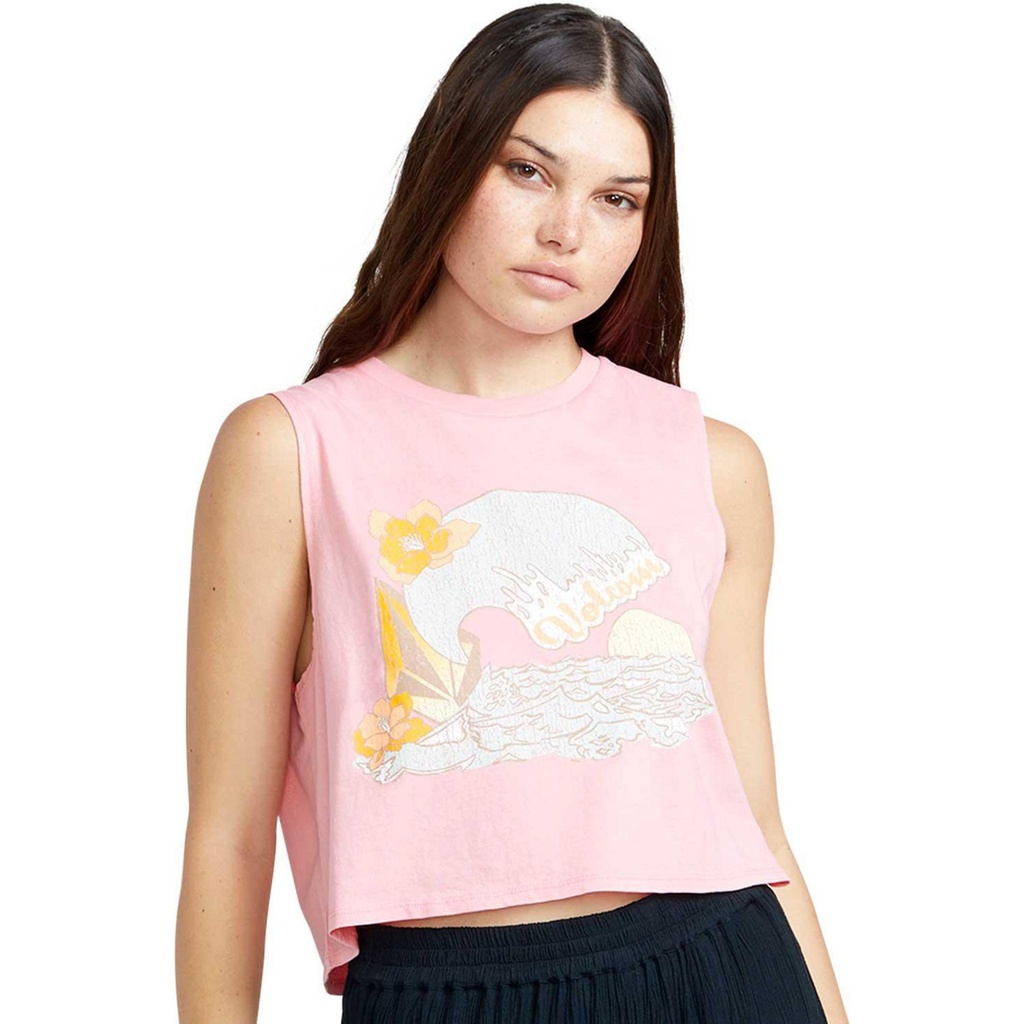Volcom Women's Stone Hour Crop Tank Top