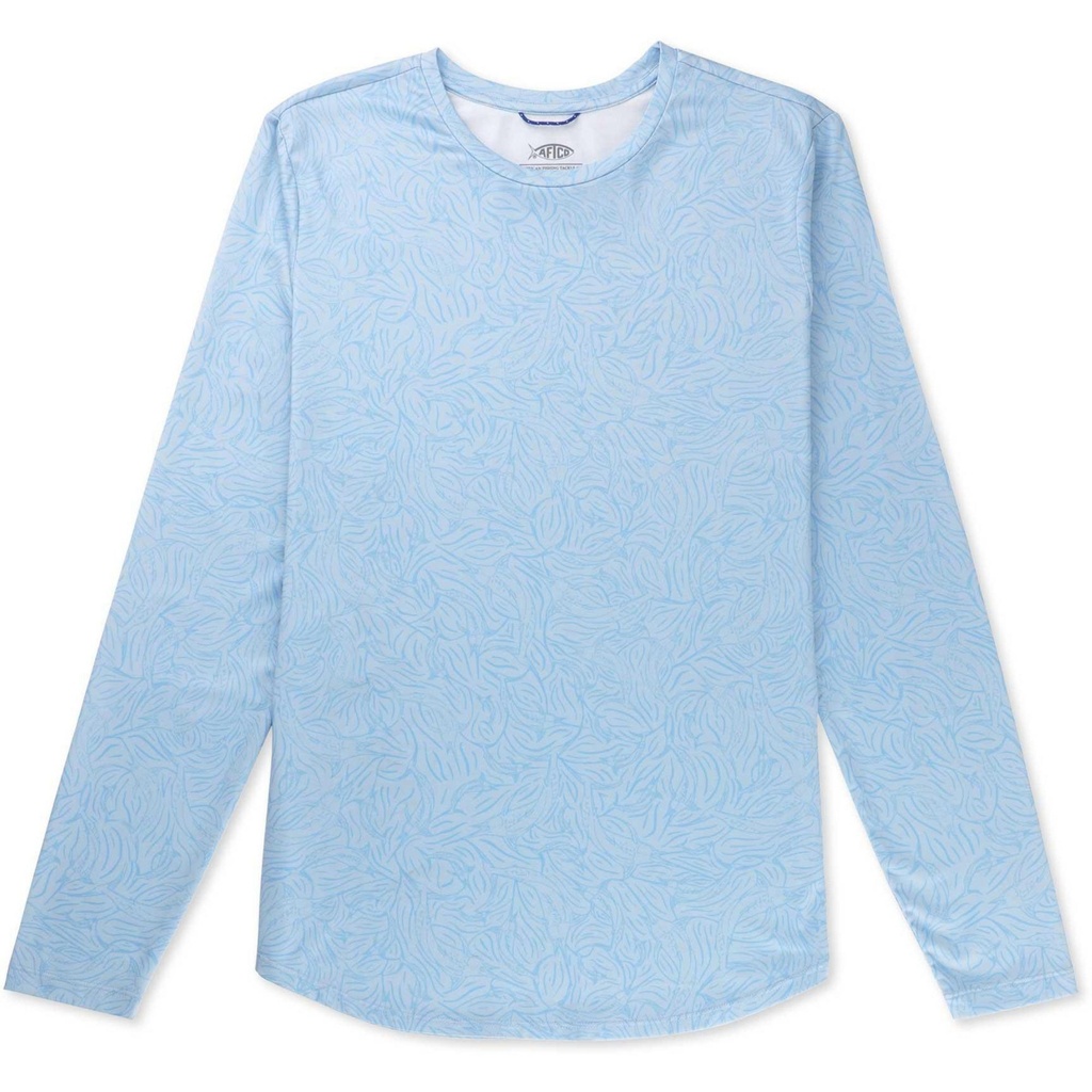 [000204991000000] AFTCO Women's Sandbar UVX Sun Protection Long Sleeve Shirt (Niagara Mist, S)
