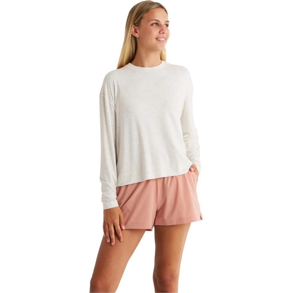 Bamboo Shade Crossover Long Sleeve Shirt