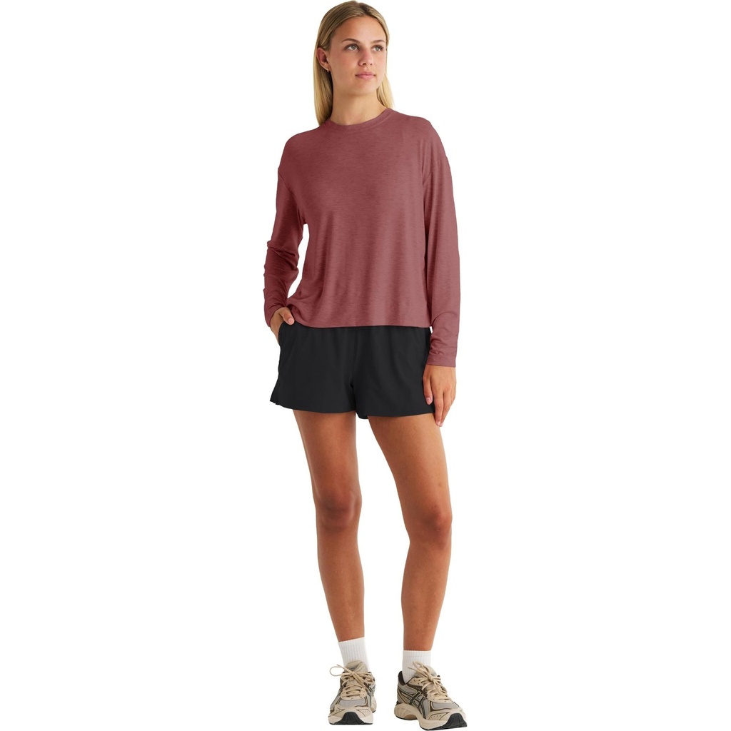 Bamboo Shade Crossover Long Sleeve Shirt