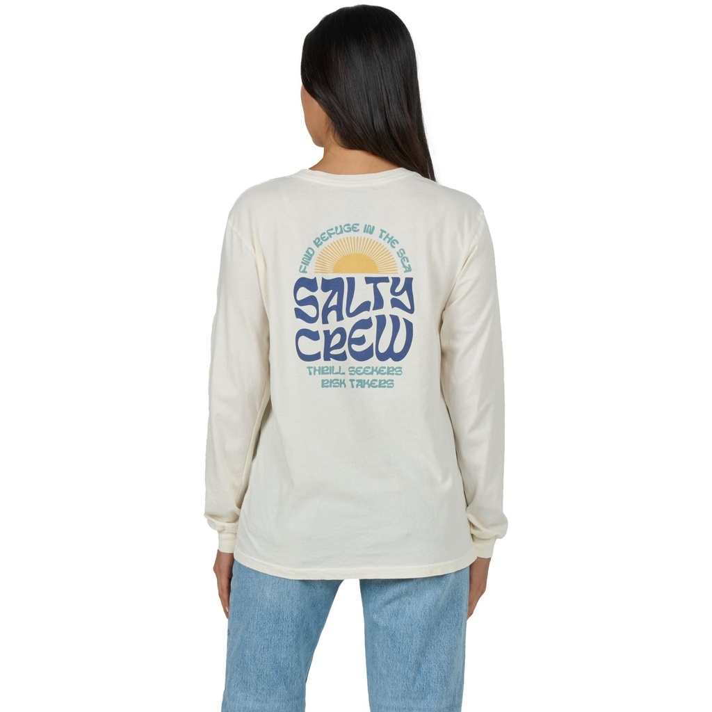 Salty Crew Women's Sunrise LS Boyfriend T-Shirt