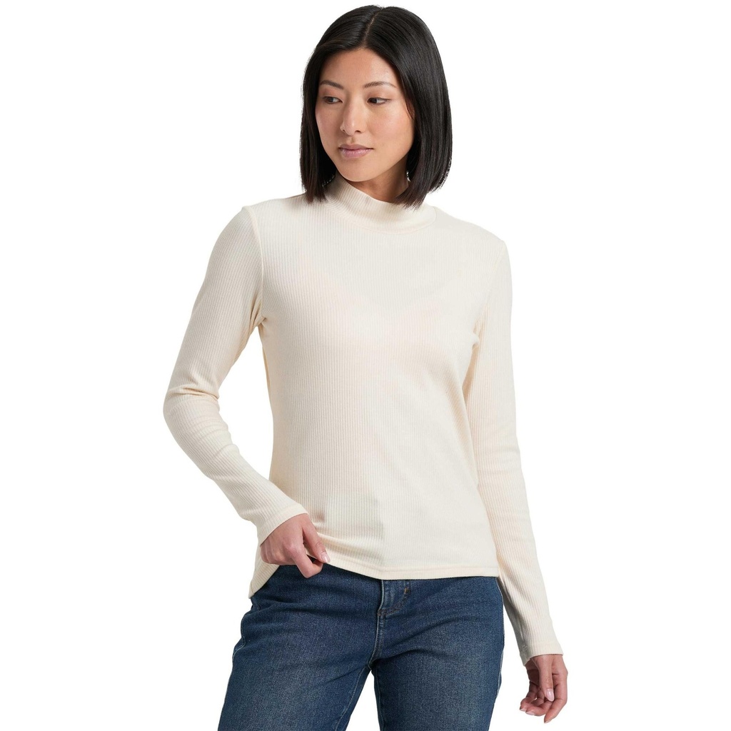 [000205255000000] KUHL Women's VERONA Ribbed Long Sleeve Shirt (Natural, XS)