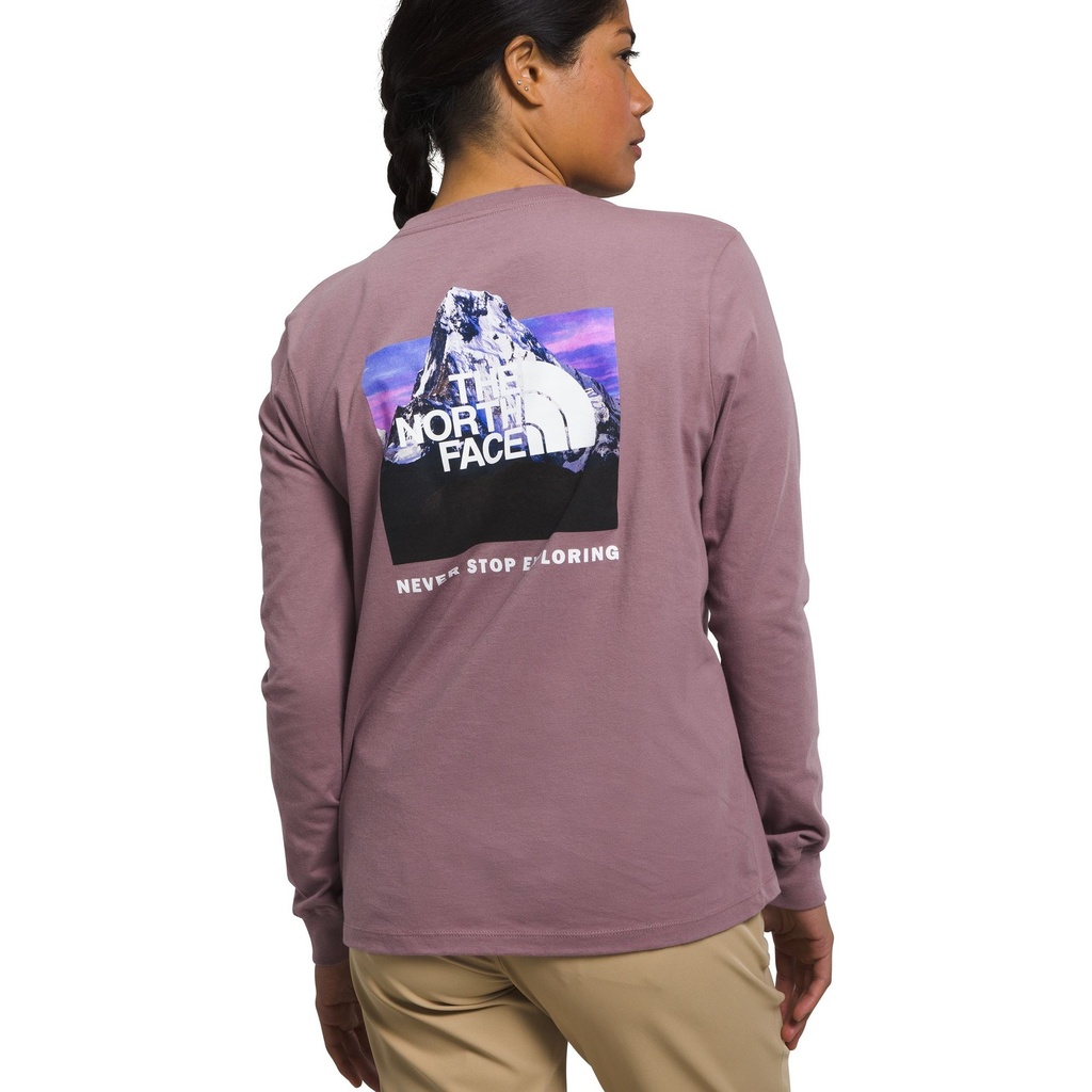 [000205508000000] The North Face Women's Long-Sleeve Box NSE T Shirt (S)