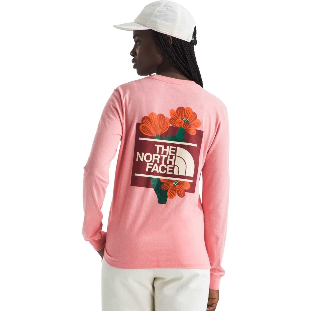 [000205510000000] The North Face Women's Brand Proud Long Sleeve T Shirt (Terracotta, XS)