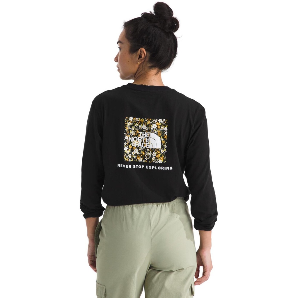 The North Face Women's Evolution Floral Box NSE Long Sleeve Graphic T-Shirt
