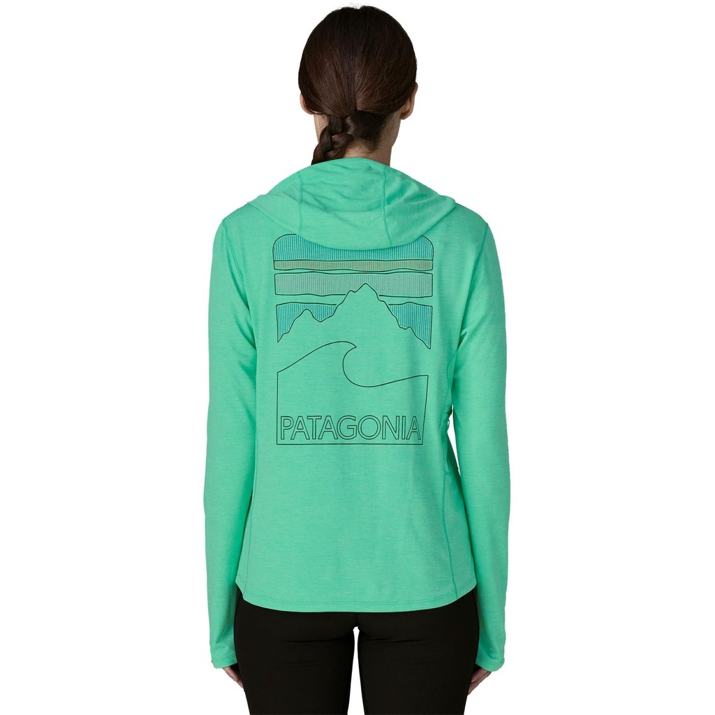 Patagonia Women's Capilene Cool Peak Visions Sun Hoody