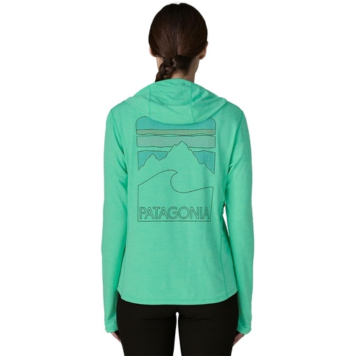Patagonia Women's Capilene Cool Peak Visions Sun Hoody