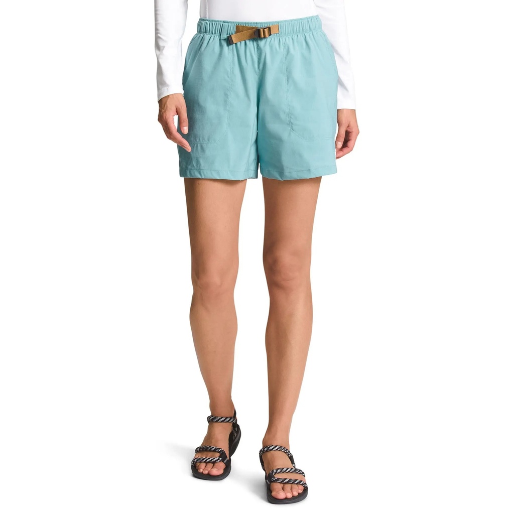 [000206144000000] The North Face Women's Class V Pathfinder Belted Shorts (Reef Waters, S)