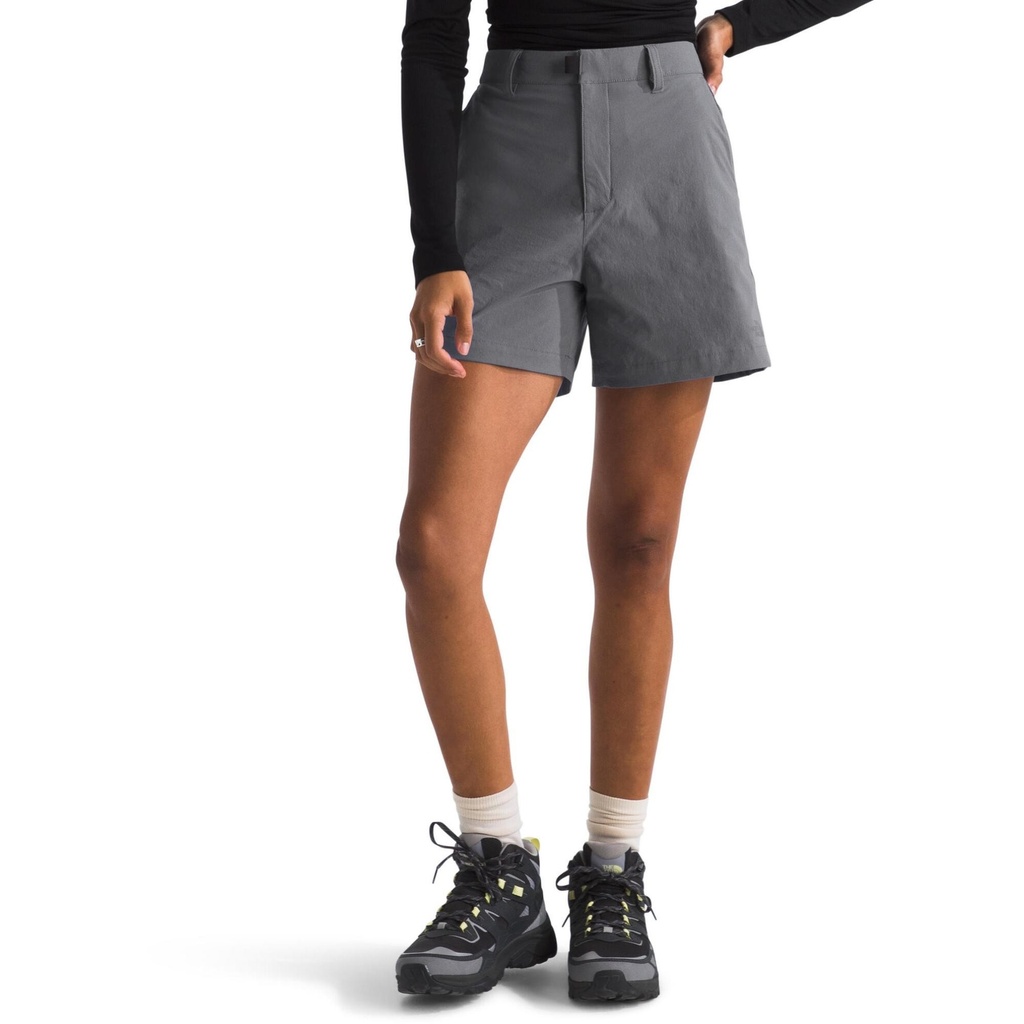 [000206147000056] The North Face Women's Basin 5" Shorts (Smoked Pearl, 2)