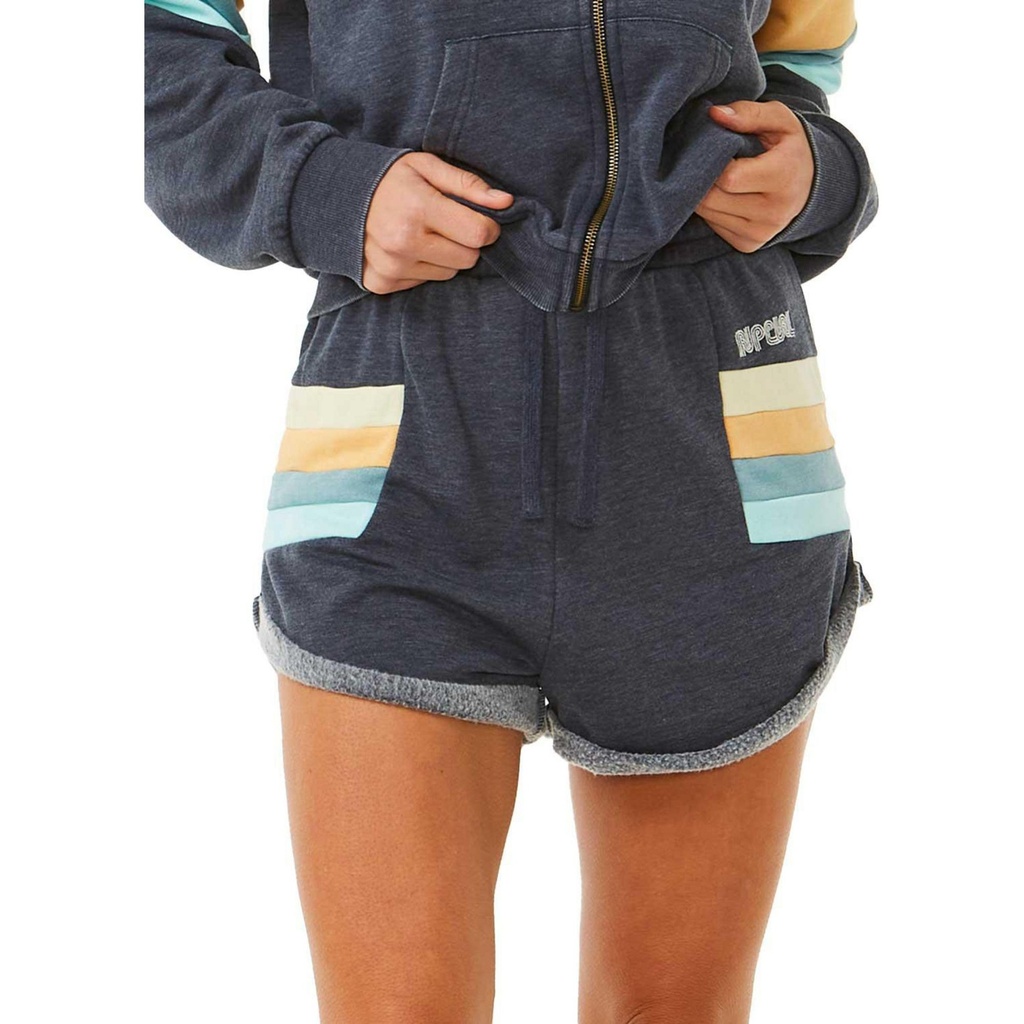 [000206296000000] Rip Curl Women's Block Party Track Shorts (Navy, S)