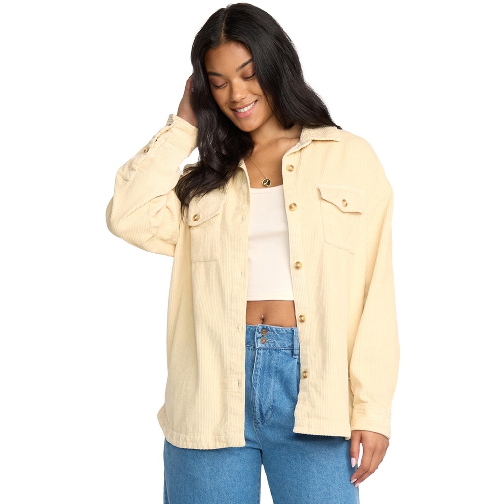 [000206525000000] Billabong Women's Fadeaway Long Sleeve Shacket (XS)