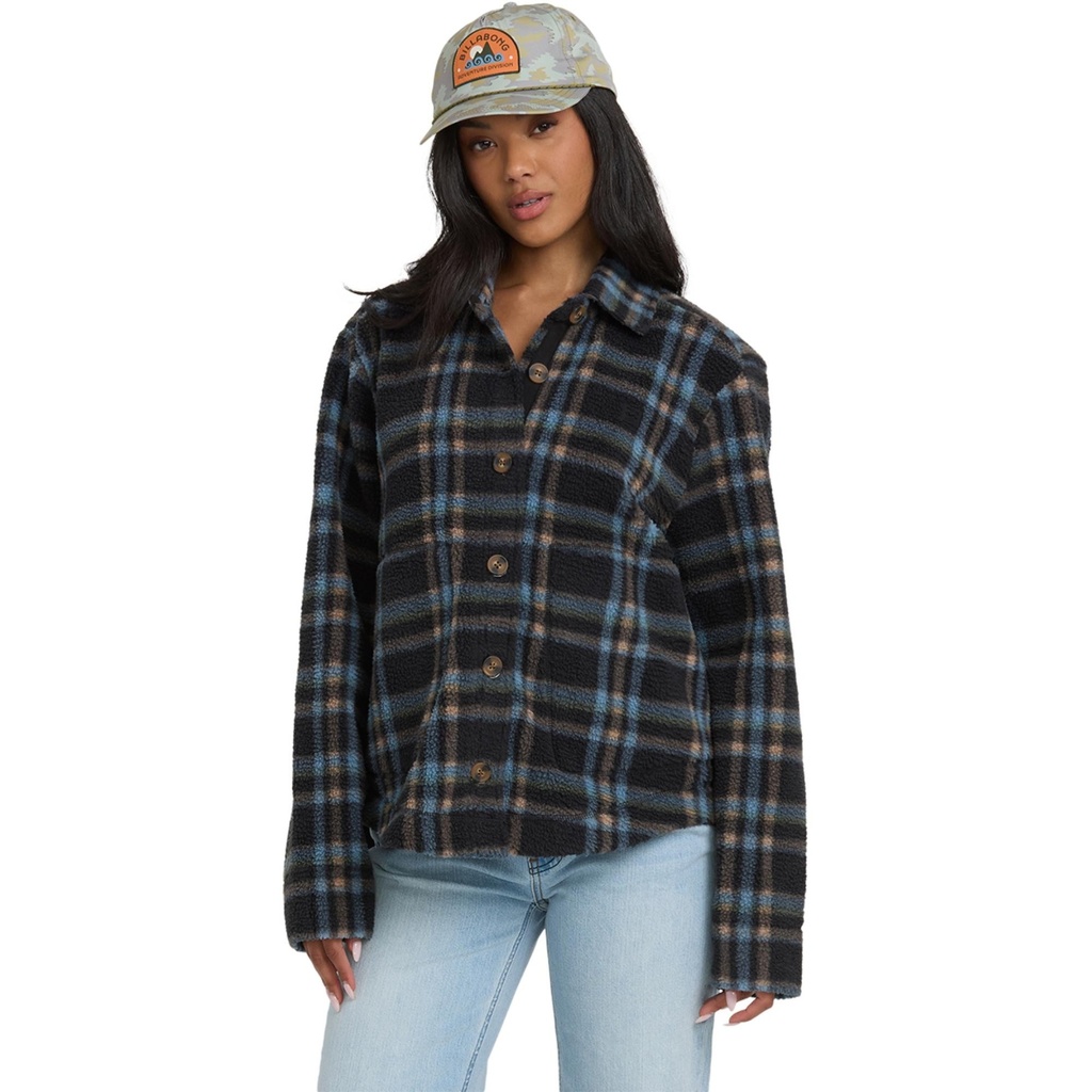 [000206529000000] Billabong Women's Breezy Fleece Shacket (XS)