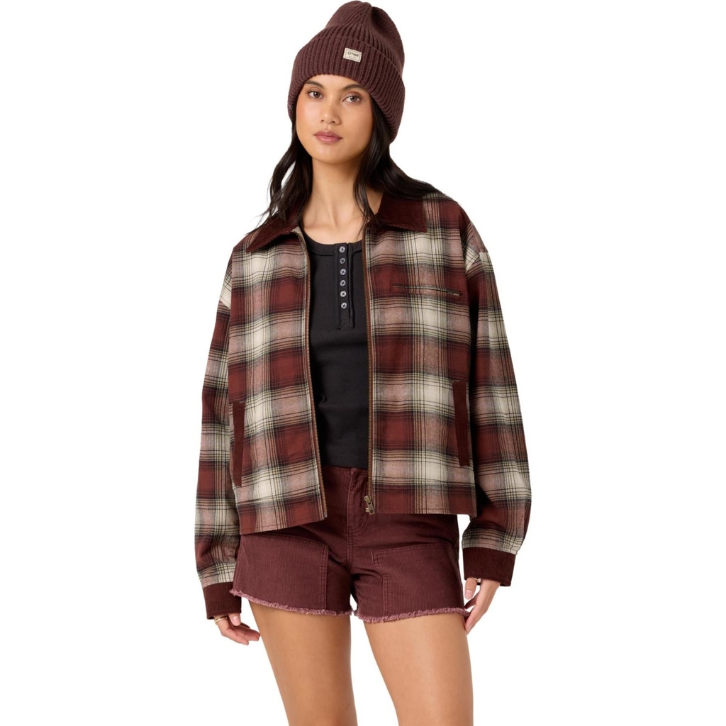 [000206566000000] O'Neill Women's OG Dakota Plaid Jacket (XS)