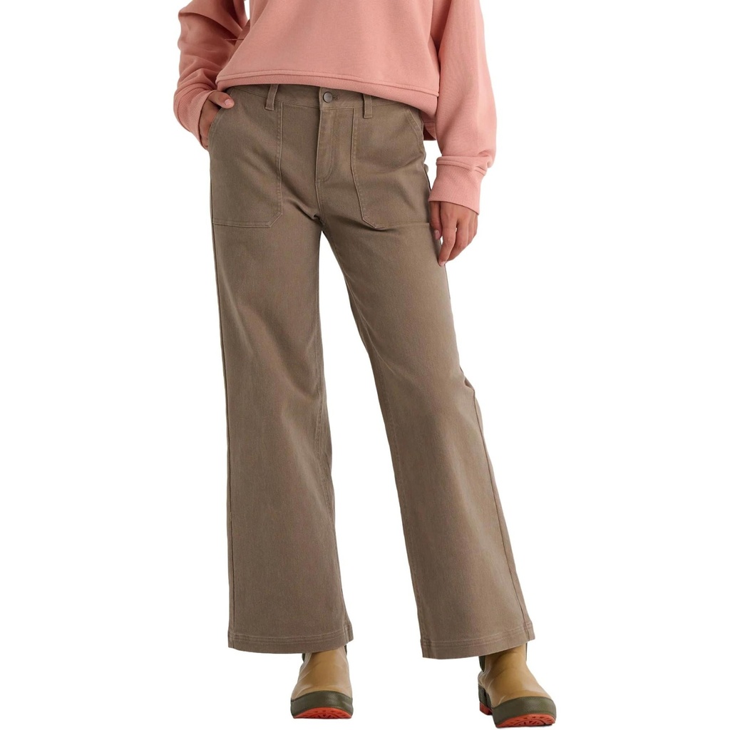 Folly Twill Wide Leg Pants