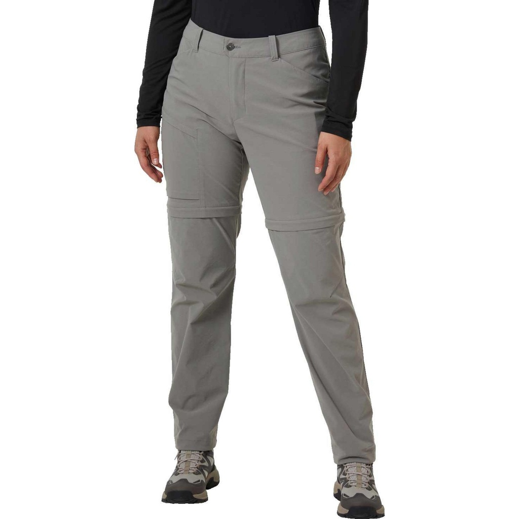 [000206674000000] Helly Hansen Women's Elv Light Zip Off Tur Pants (Concrete, XS)