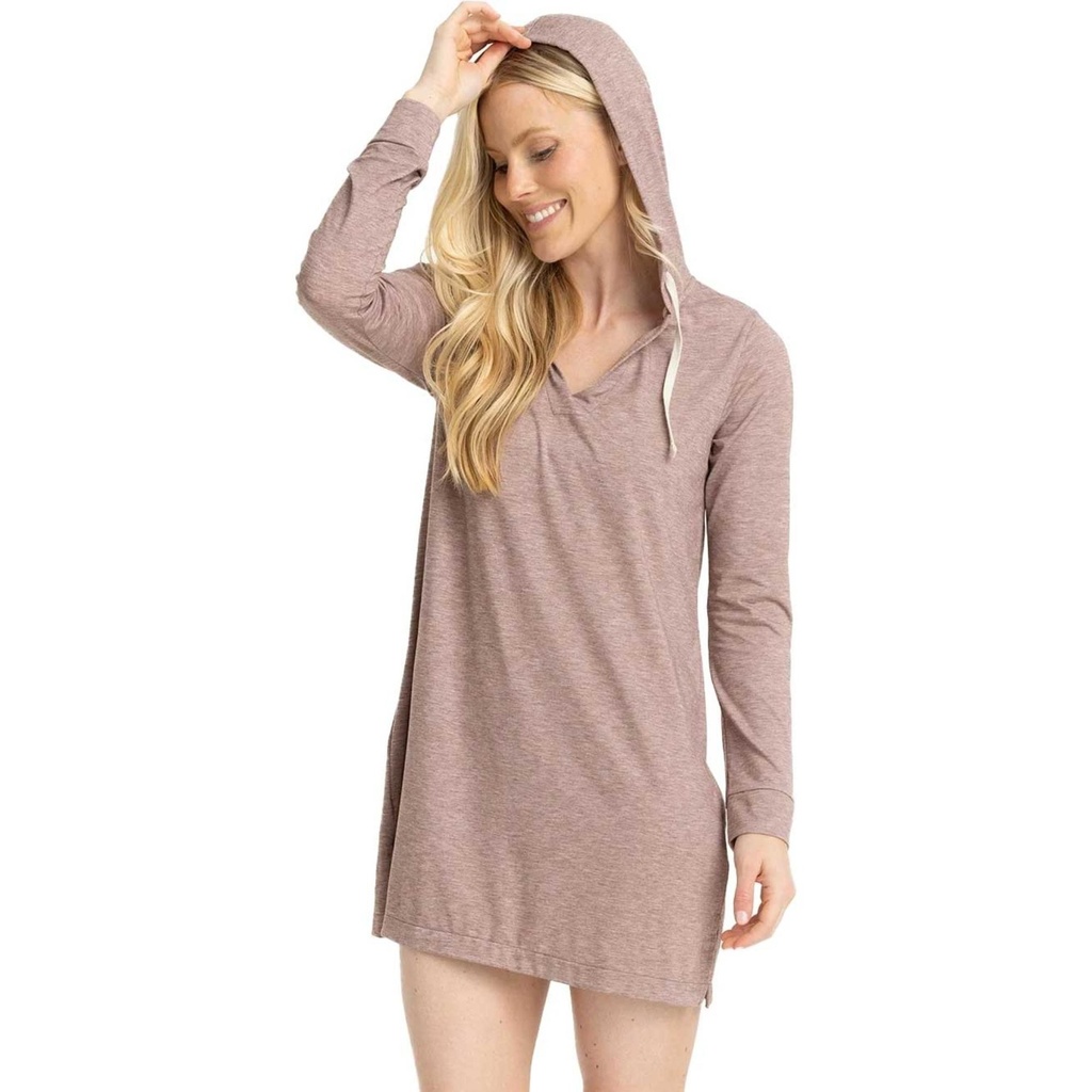 [000207170000000] Free Fly Women's Elevate Coverup (Heather Fig, XS)
