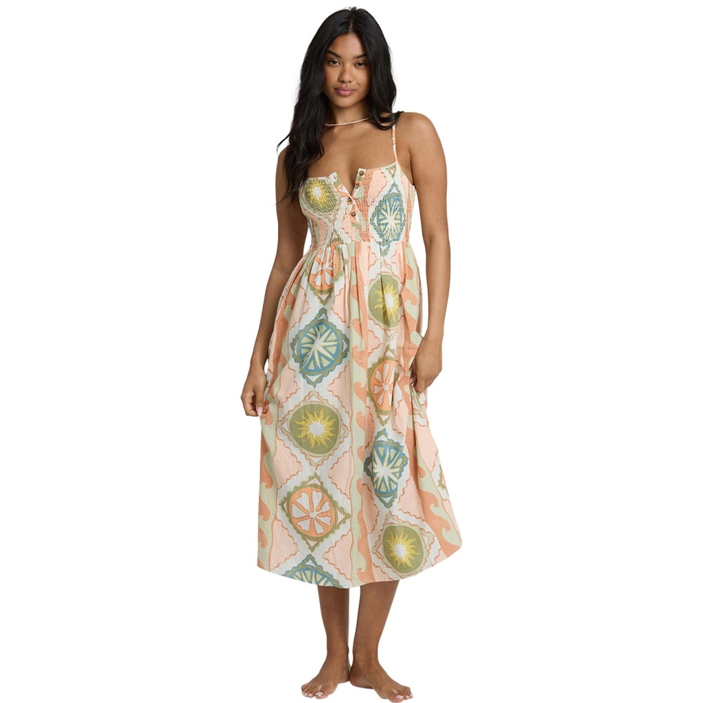 [000207404000000] Billabong Women's Fever Dream Midi Dress (XS)